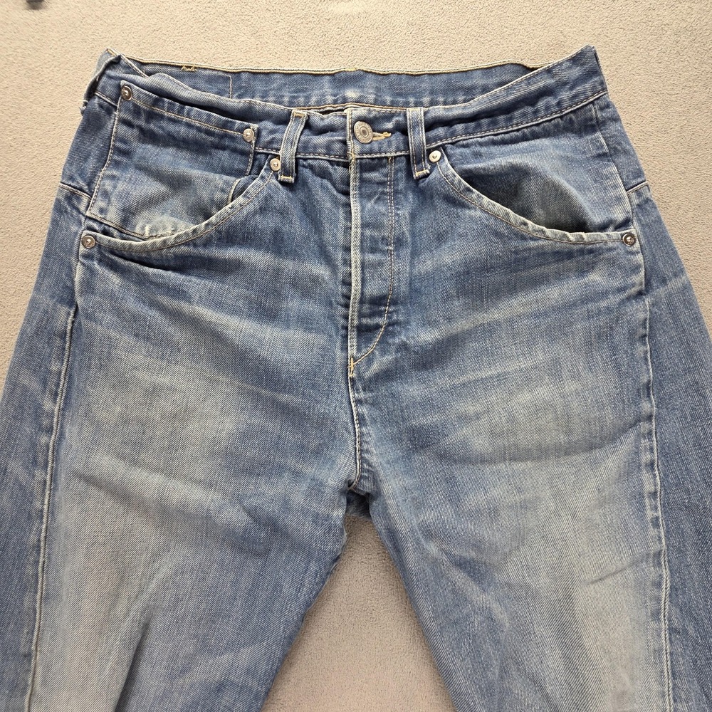 Vintage Levis Engineered Jeans Mens Blue Twisted Button Fly Fits 30x32 - Picture 14 of 16